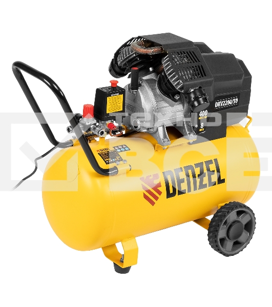 Компрессор воздушный DKV2200/50,Х-PRO  2,2 кВт, 400 л/мин, 50 л Denzel