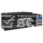 Комплект ИБП EX295986RUS + батарея 200Aч EX282991RUS 1шт (инвертор, синус, для котла) ExeGate SineTower SZ-600.LCD.AVR.1SH <600VA/360W, чистый синусоида, LCD дисплей, AVR, 1*Schuko, линейно-интерактивный, Black> + батарея ExeGate DT 12200 (12В, 200Ач) 1шт, фото2