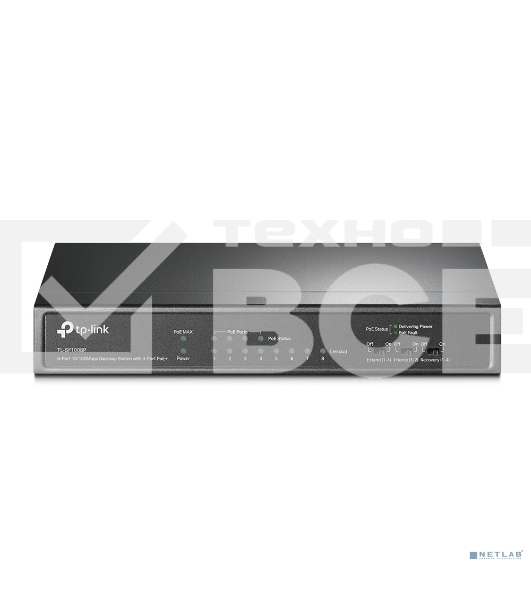 Коммутатор TP-Link SMB TL-SF1008P Коммутатор 8-port 10/100M Desktop PoE Switch