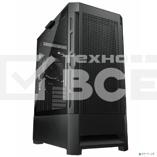Компьютерный корпус Cougar Airface, 1x120mm Fan, без БП, черный, ATX