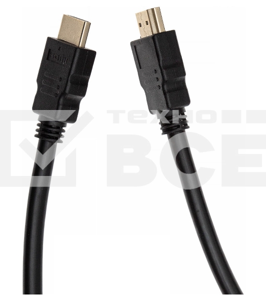 Кабель аудио-видео Cactus CS-HDMI.1.4-1.5 HDMI (m)/HDMI (m) 1.5м. Позолоченные контакты черный