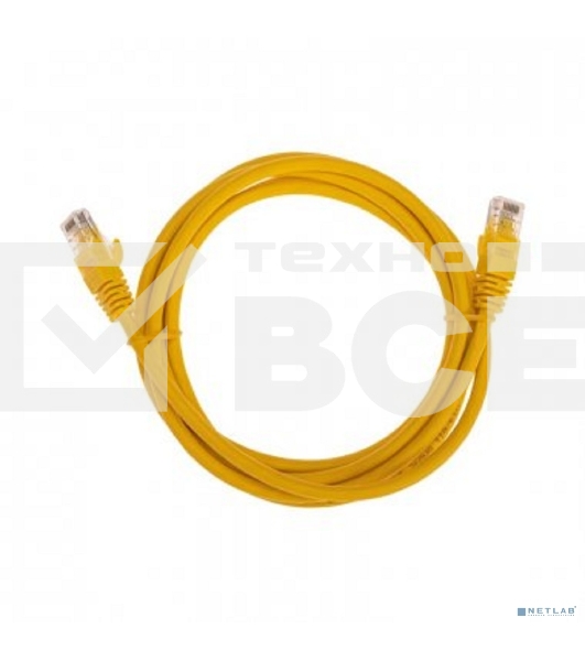Патч-корд U/UTP Rexant категория 6, RJ45-RJ45, неэкранированный, 26AWG, LSZH, желтый, 2 м
