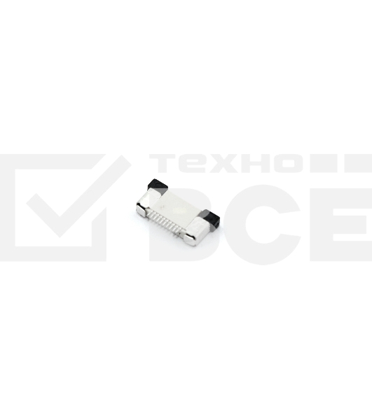 Разъем FPC Half Coverage Bottom Contact 0.5K-BX-10PWB 10 pin высота 2мм шаг 0,5мм