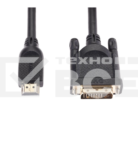 Кабель HDMI AM/DVI(24+1)M, 1.8м, CU, 1080P@60Hz, 2F, VCOM <CG484GD-1.8M>