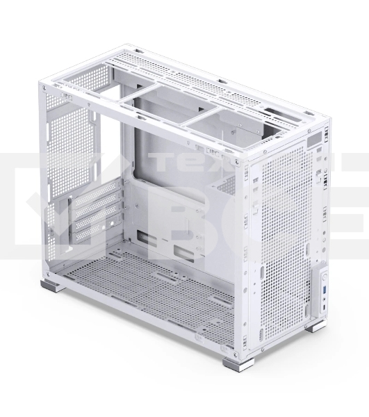 Корпус без блока питания Case JONSBO D31 MESH SCREEN, Mini-Tower, TG, no fans, 1xUSB-A 3.0 + 1xUSB-C 3.2, mATX, mDTX, mITX White