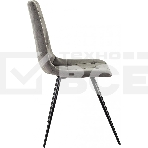 Стул для дома Бюрократ CH-K1_2 комплект 2 шт т. серый Holland 18 металл черный на ножках (CH-K1_1/HL18_2), фото9