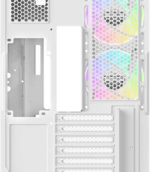 Корпус Ocypus Delta C74 ARGB White, Midi-Tower, белый, 2 x 120 мм