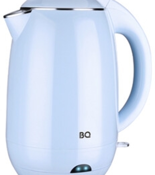 Электрочайник BQ KT1702P синий, 1.8 л, 2200 Вт, скрытый нагревательный элемент
