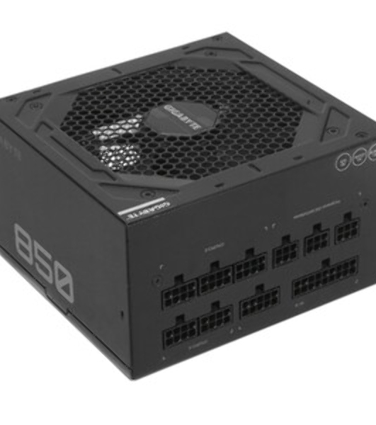 Блок питания Gigabyte GP-P850GM RTL, 850Вт, 80 PLUS Gold, 120мм, модульный, черный