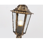 Светильник Ambrella light ST2025 GD/BK/CL золото/черный/прозрачный IP54 E27 max 40W D150*400, фото5