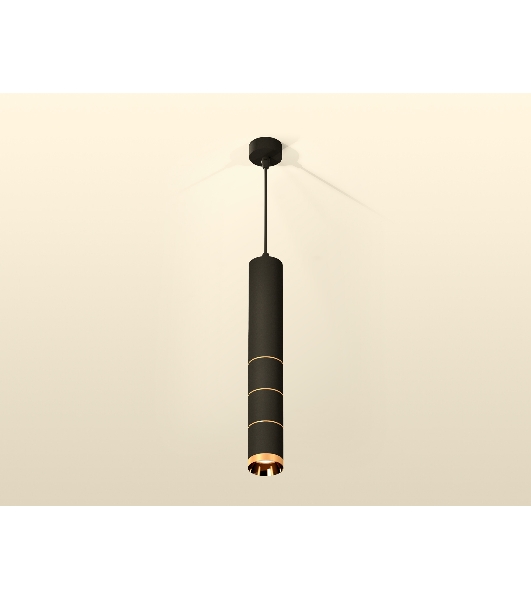 Светильник Ambrella Light XP6302050 SBK/PYG черный песок/золото желтое полированное MR16 GU5.3