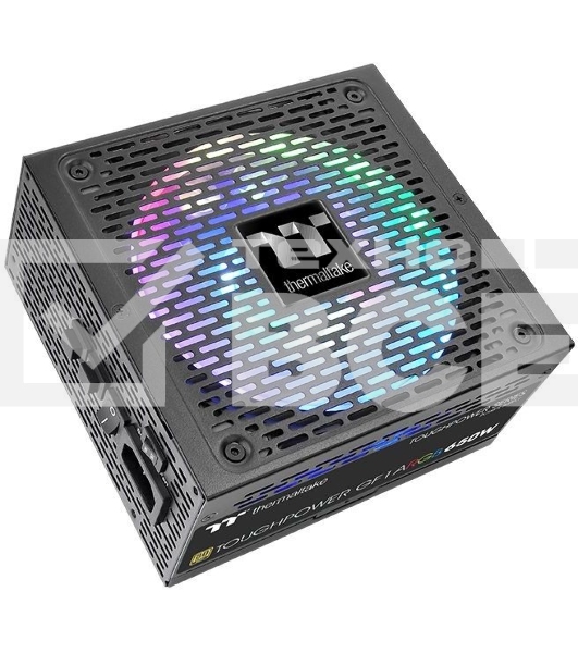 Блок питания Thermaltake ATX 650W Toughpower GF1 ARGB 80 PLUS gold (24+4+4pin) APFC 140mm fan color LED 9xSATA Cab Manag RTL