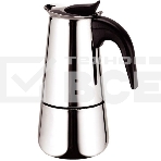 Кофеварка KELLI KL-3019 гейзерная (На 9 чашек. Нерж. сталь. Ручка и кнопка из нейлона (не нагреваются). Предохранительный клапан давления. Можно использ-ть на газ. плитах.Гейзер состоит из нижней емкости для воды, спец. сита-фильтра для кофе и верхнего ча, фото 1