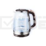 Чайник Centek CT-0065 <Beige> стекло, 1.7л 2200Вт, LED-подсветка, мерная шкала, защита от вкл б/воды, фото6