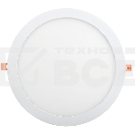 Светильник Iek LDVO0-1609-1-24-4000-K01 ДВО 1609 белый круг LED 24Вт 4000 IP20 алюм. корпус, диам 295 мм, фото 1