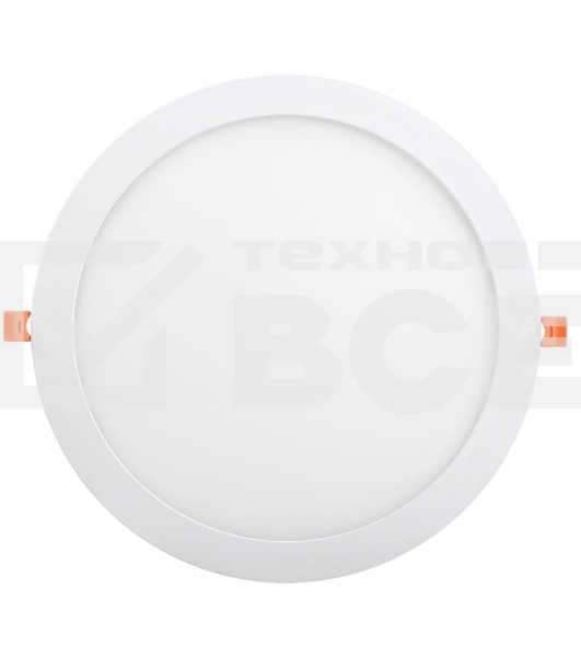 Светильник Iek LDVO0-1609-1-24-4000-K01 ДВО 1609 белый круг LED 24Вт 4000 IP20 алюм. корпус, диам 295 мм