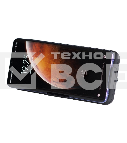 Портативный аккумулятор Cactus CS-PBFSQT-10000 Li-Pol 10000mAh 3A+3A черный 1xUSB беспроводная зарядка