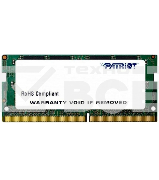 Оперативная память Patriot Signature, DDR4, 8GB (1x8 GB), 2666 MHz, CL19, SO-DIMM