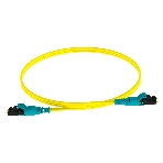 Патч-корд Panduit F92ELQ1Q1SNM003 2x9/125 OS1/OS2 LC push-pull-LC push-pull 3м LSZH желтый, фото2
