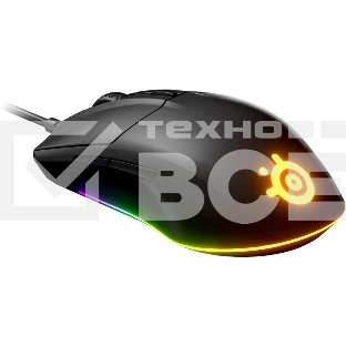 Мышь проводная SteelSeries Rival 3 черный, 8500 dpi, USB, кнопки - 6