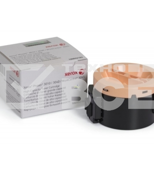 Картридж лазерный Xerox 106R02183 черный для Xerox Ph 3010/WC 3045B 2300 стр.(channels)