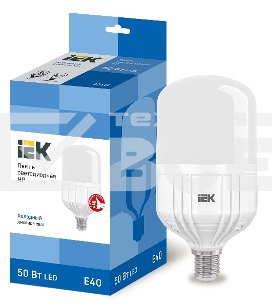 Лампа Iek LLE-HP-50-230-65-E40 светодиодная HP 50Вт 230В 6500К E40 IEK