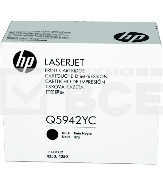 Контрактный Картридж лазерный HP 42Y черный Contract LJ Toner Cartridge