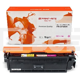 Картридж лазерный Print-Rite TRHGLAYPU1J PR-CF363X CF363X пурпурный (9500стр.) для HP CLJ M552dn/M553dn/M553N/M553x