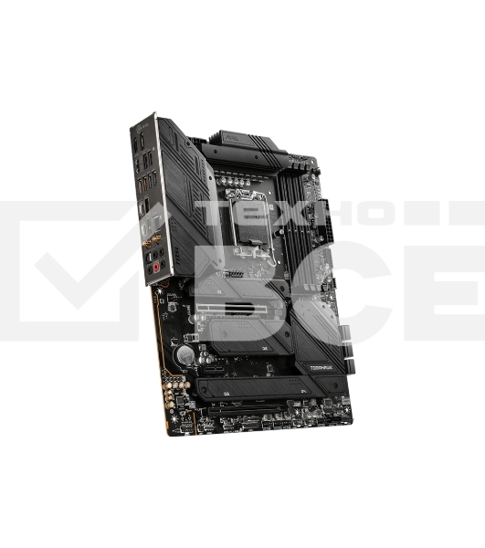 Материнская плата MSI MAG Z790 TOMAHAWK WIFI, LGA 1700, Intel Z790, 4xDDR5, 7xSATA, 4xM.2, 1xPCIe 4.0 x4, 1xPCIe 5.0 x16, 1xHDMI, 1xDP, 1x2.5Gb LAN, 4xUSB-A 3.2 Gen 1, 4xUSB-A 3.2 Gen 2, 1xUSB-C 3.2 Gen 2, 1xUSB-C 3.2 Gen 2x2, 5x3.5 мм, 7.1, Standard-ATX