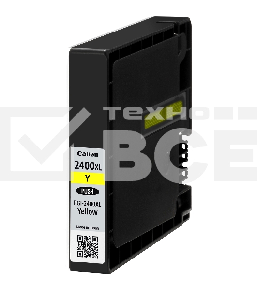 Картридж струйный CANON PGI-2400XL желтый (1520 стр. 19.3 мл) для Canon MAXIFY iВ4140/iB4040/МВ5040/МВ5340