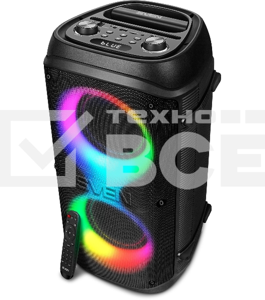 Колонка портативная Sven PS-800 черный 100W 2.0 BT 10м 4400mAh
