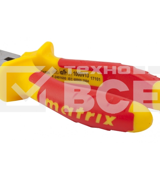Длинногубцы Matrix прямые Insulated, 160мм, двухкомпонентные рукоятки PROFESSIONAL