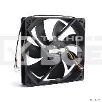 Вентилятор для корпуса Gembird D12025HM-3 черный 120мм 2000rpm 30db 3-pin, фото2