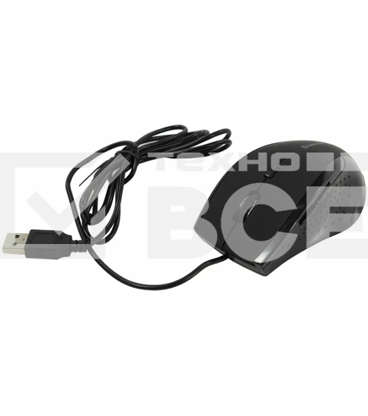 Мышь проводная Defender Accura MM-362 черный, 1600 dpi, USB, кнопки - 6