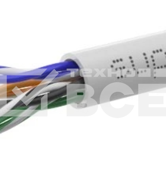 Кабель информационный Suprlan Median 01-0334-9, кат.5E U/UTP 4 пары 24AWG, PVC внутренний, 305м, серый
