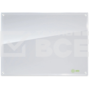 Доска стеклянная Cactus CS-GBD-120X150-WT-TM Сквозное крепление стеклянная белый 120x150см стекло крепления