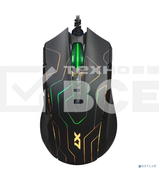 Мышь проводная A4Tech X89 Maze черный, 2400 dpi, USB, кнопки - 8