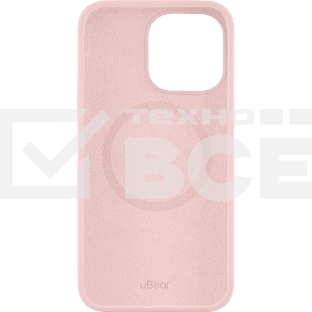 Чехол UBEAR Touch Mag Case, защитный, силикон. для iPhone 13 Pro софт-тач, розовый