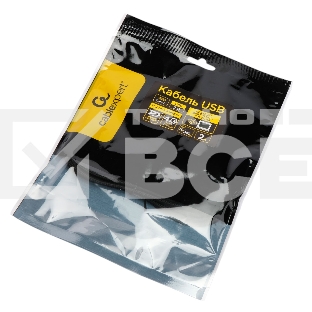 Кабель USB2.0 Cablexpert ССP-USB2.0-240W-2M Type-C/Type-C, 5А, 240Вт, PD3.1/QC4.0, медь, алюминиевые коннекторы, оплетка, 2м, черный, пакет