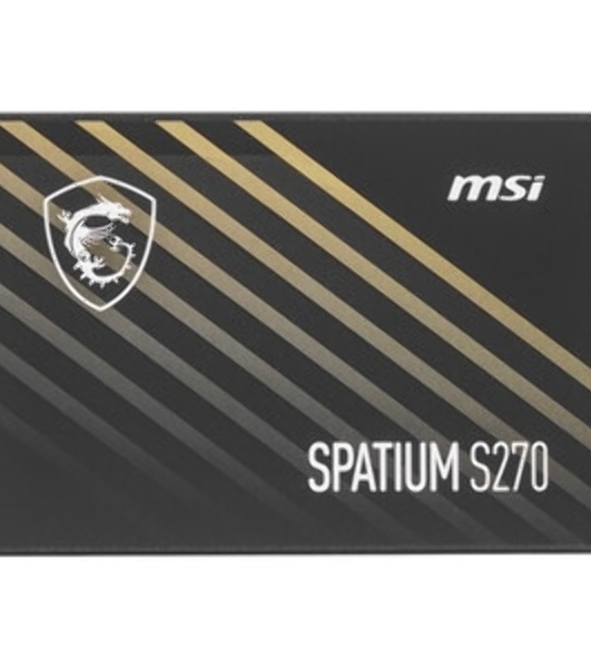 Накопитель SSD MSI SPATIUM S270, 960Gb, 2.5', SATA III, R/W 500/450