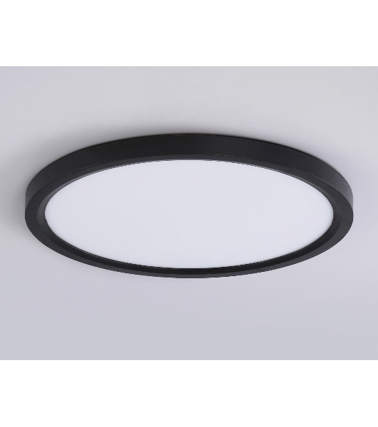 Светильник светодиодный ультратонкий Ambrella light FZ1908 BK черный IP54 35W 3000K-6500K CCT-переключатель D450*25 (Без ПДУ)