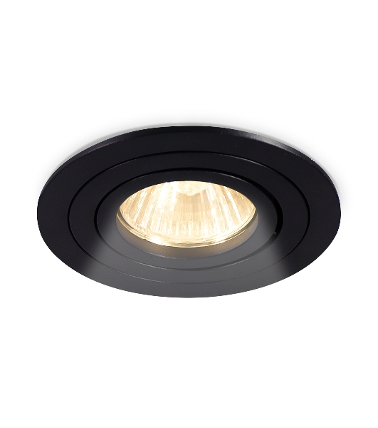 Светильник встраиваемый Ambrella light TN102502 BK черный GU5.3 D92*28