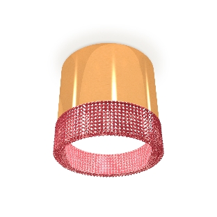 Светильник Ambrella Light XS8121022 PYG/PI золото желтое полированное/розовый GX53 (C8121, N8486)