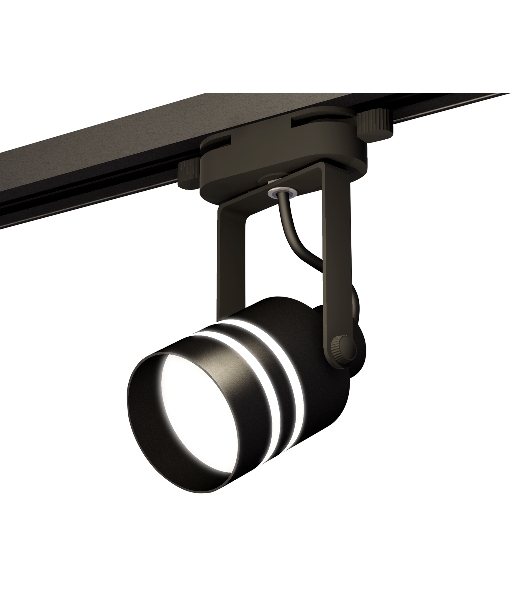 Светильник Ambrella light XT6602082 PBK/SBK/FR черный полированный/черный песок/белый матовый MR16 GU10 (C6602, N6236)