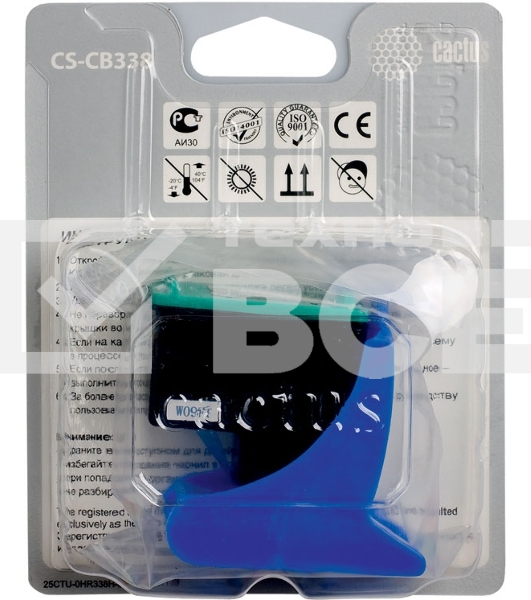 Картридж струйный Cactus CS-CB338 №141XL трехцветный (18 мл.) для HP DJ D4263/D4363/D5360/DJ J5783/J6413/PS C4273/C4283/C4343/C4383/C4473/C4483/C4583/C5283/D5363