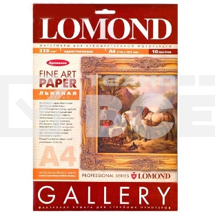 Холст Lomond Pigm Canvas P А4 10л 