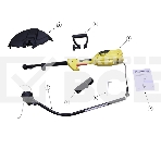 Триммер электрический CHAMPION ET1003A 1000Вт 35см верхний двиг., изогнутая разъемная штанга 3.9кг, фото12