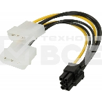 Кабель питания Ningbo RTL-C32 PCI-E 6pin/2xMolex, фото2
