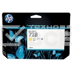 Картридж струйный HP 728 с желтыми чернилами для принтеров Designjet, 130 мл, фото3