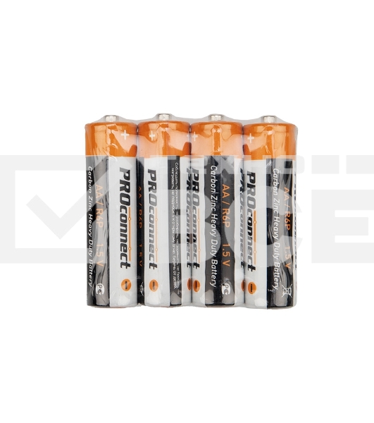 Солевая батарейка АА (R6P) PROconnect